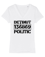 Detinut Politic Tricou mânecă scurtă guler V Damă Evoker