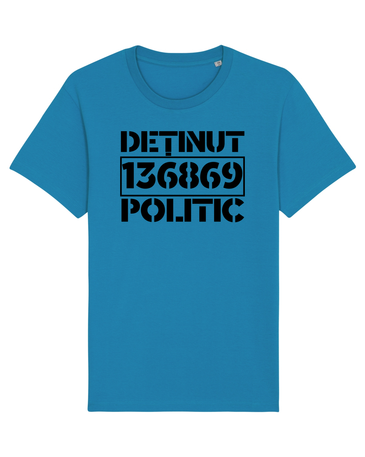 Tricou mânecă scurtă Unisex Rocker Azur