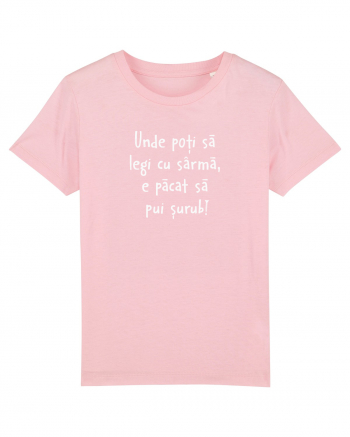 Unde poti sa legi cu sarma Cotton Pink