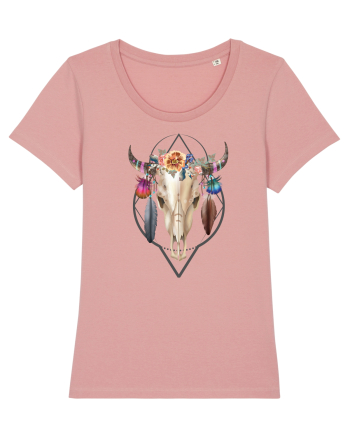 Craniu cu Pene Colorat Canyon Pink