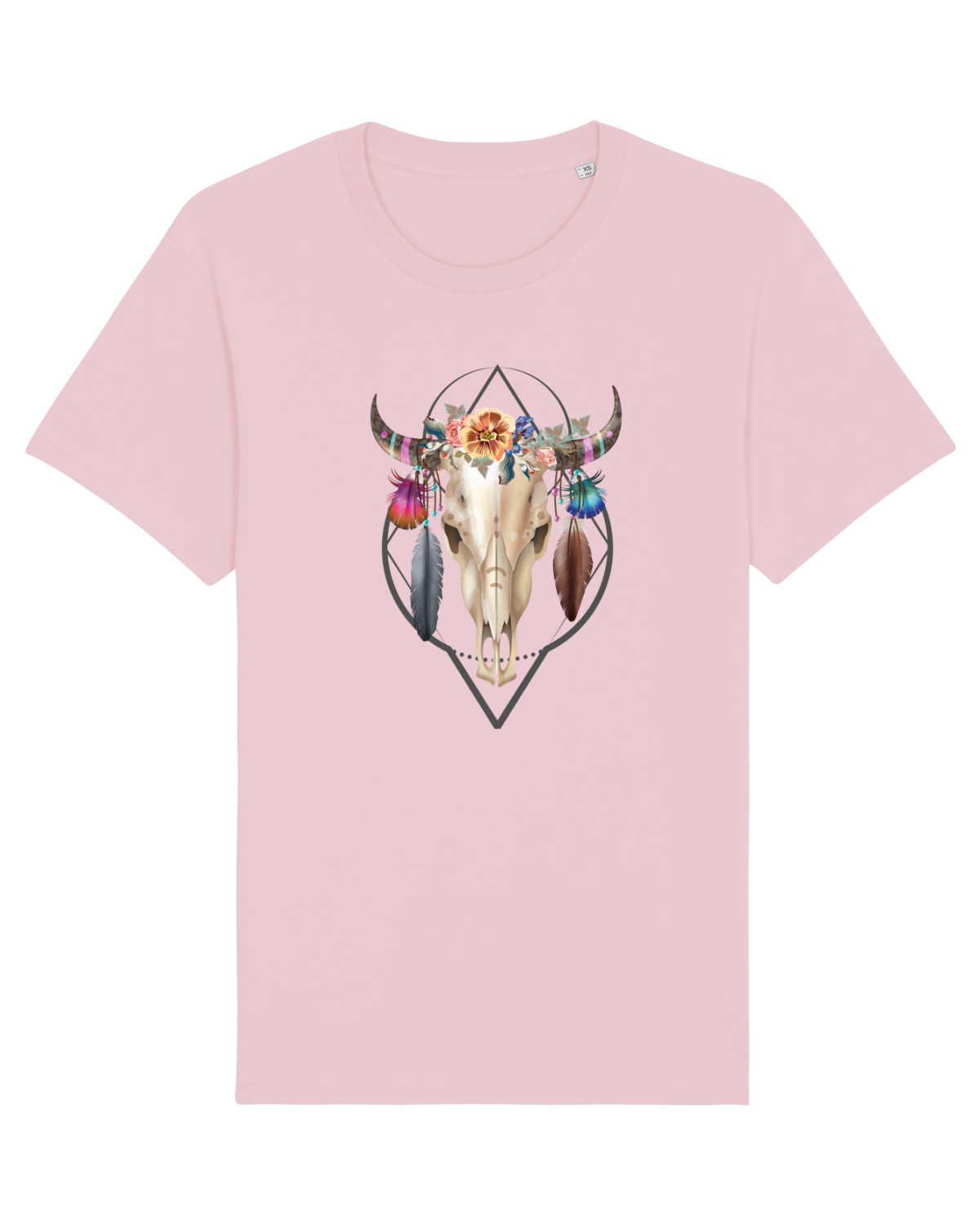 Tricou mânecă scurtă Unisex Rocker Cotton Pink