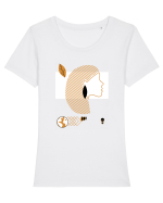 Woman Diversity 2 Tricou mânecă scurtă guler larg fitted Damă Expresser