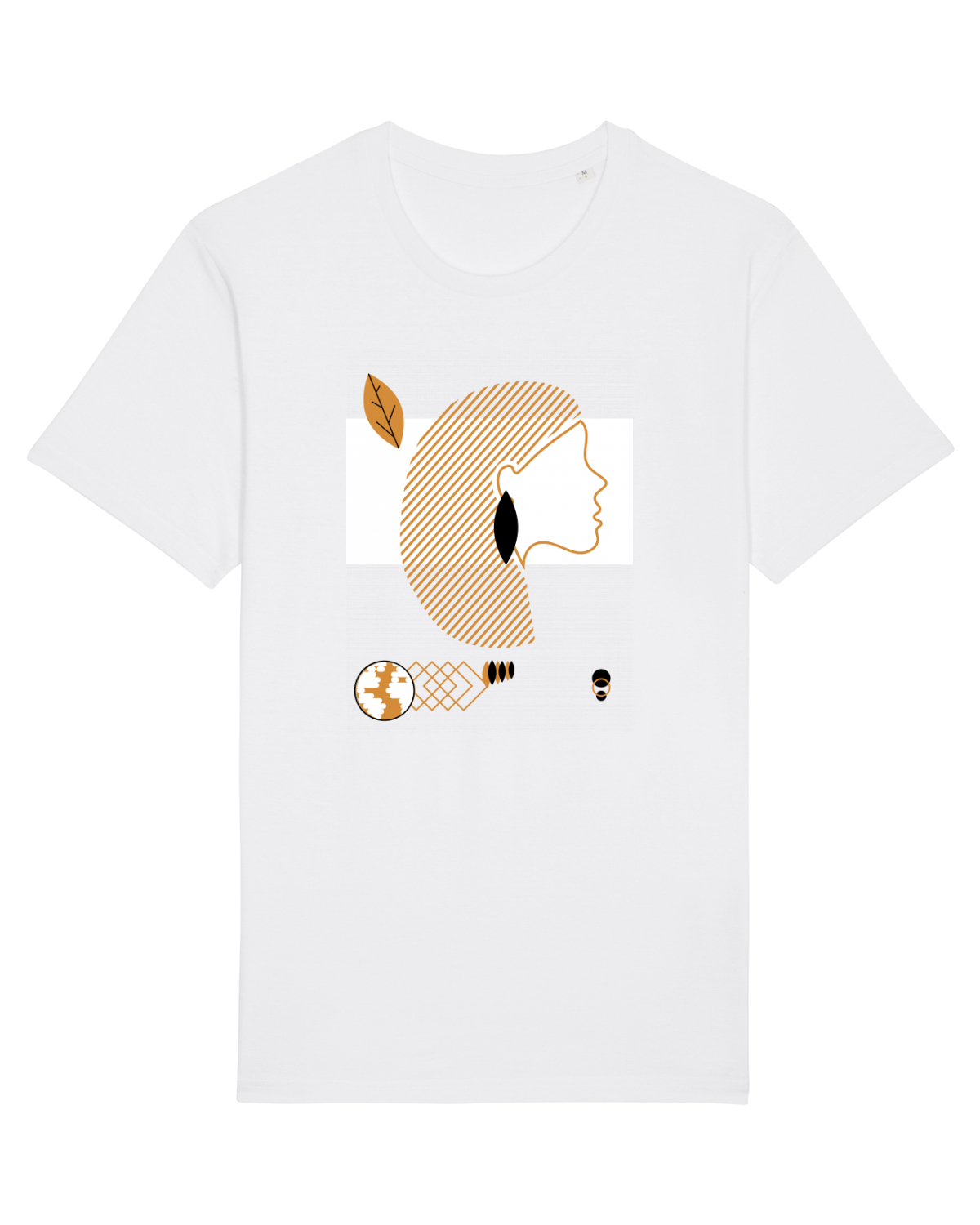 Tricou mânecă scurtă Unisex Rocker White