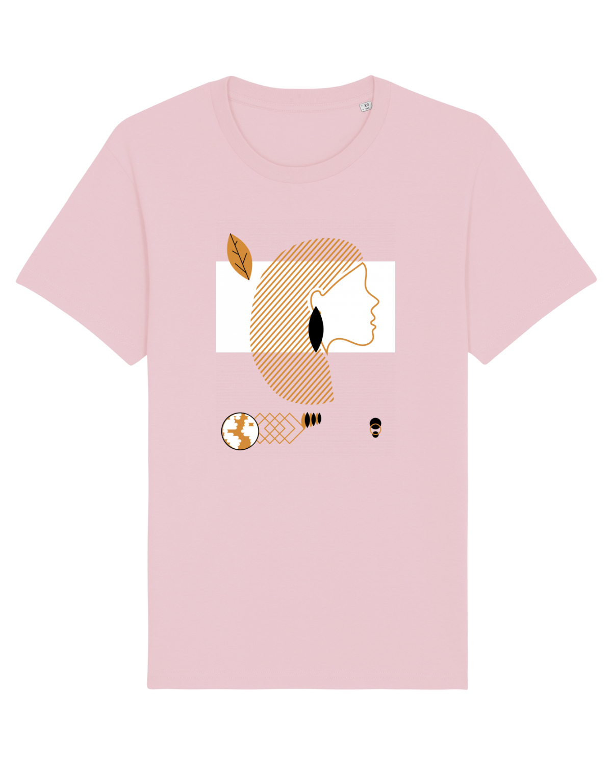 Tricou mânecă scurtă Unisex Rocker Cotton Pink