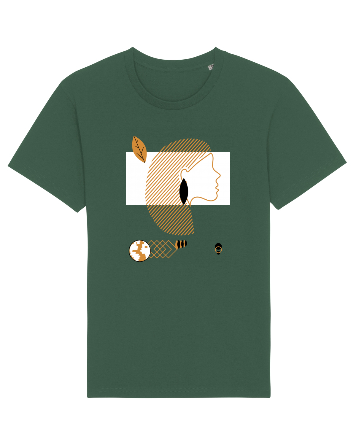 Tricou mânecă scurtă Unisex Rocker Bottle Green