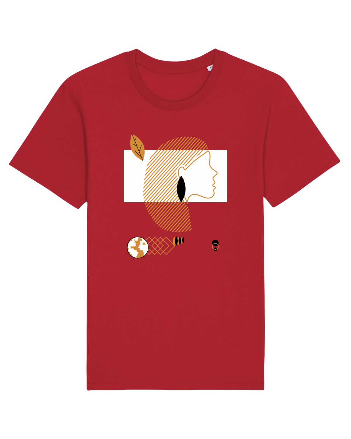 Tricou mânecă scurtă Unisex Rocker Red