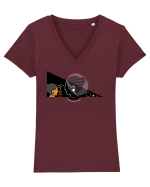 Woman Diversity 3 Tricou mânecă scurtă guler V Damă Evoker