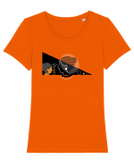 Woman Diversity 3 Tricou mânecă scurtă guler larg fitted Damă Expresser