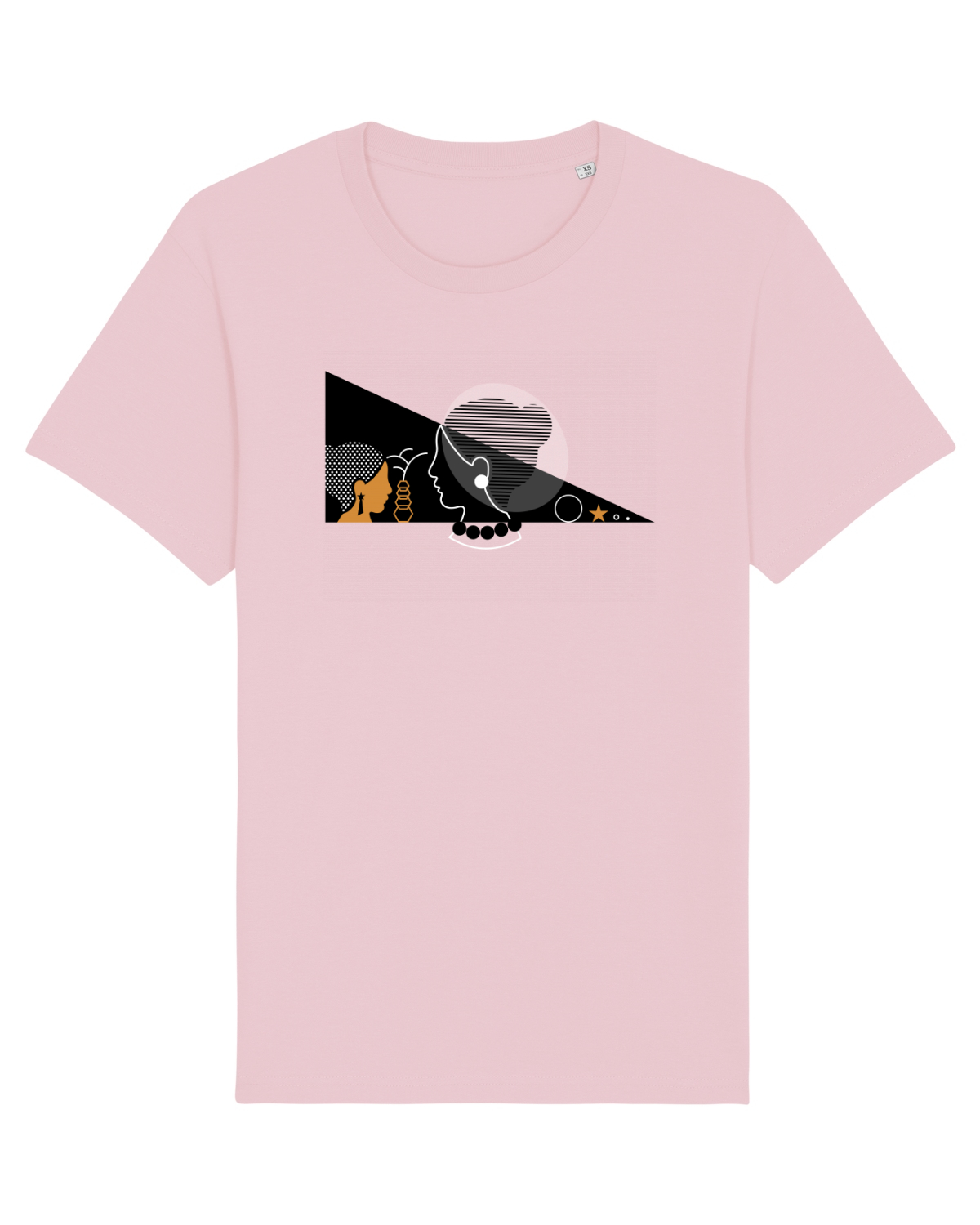 Tricou mânecă scurtă Unisex Rocker Cotton Pink