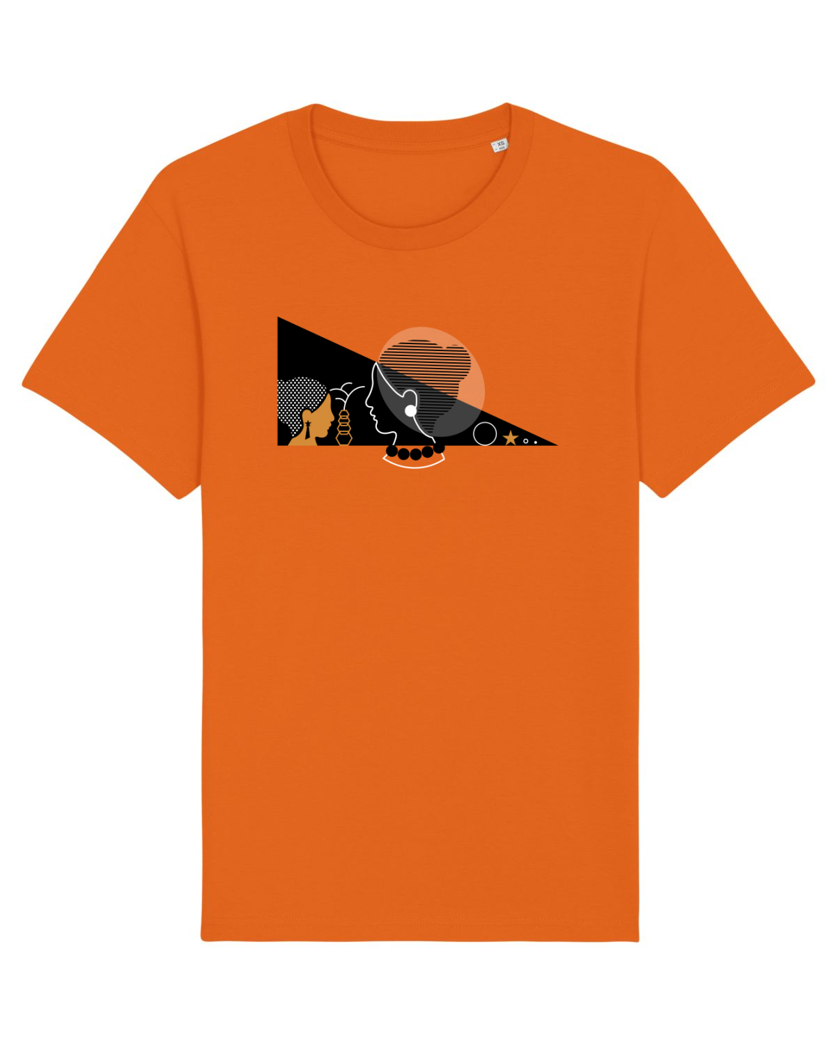 Tricou mânecă scurtă Unisex Rocker Bright Orange