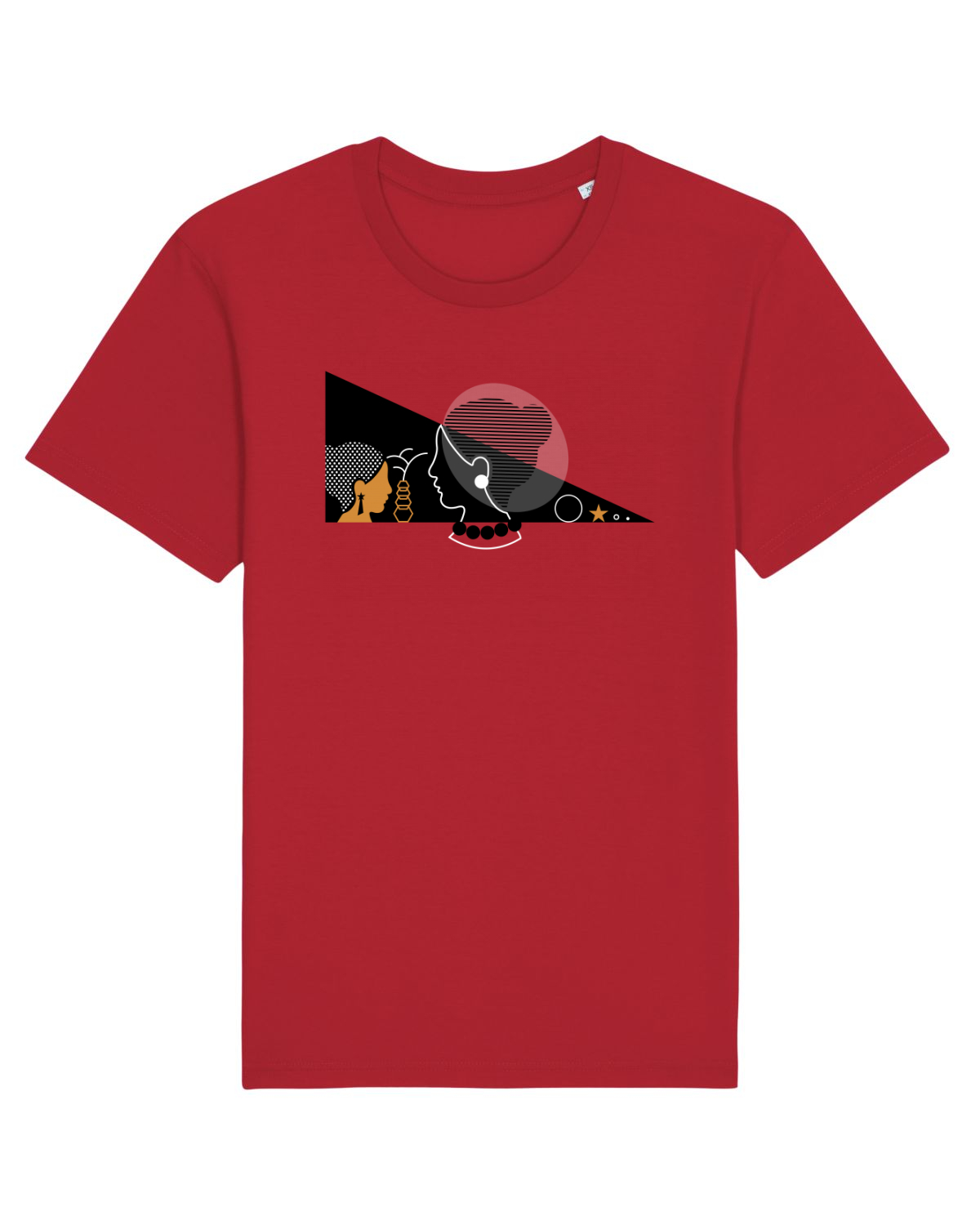 Tricou mânecă scurtă Unisex Rocker Red