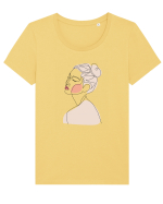Diva Tricou mânecă scurtă guler larg fitted Damă Expresser