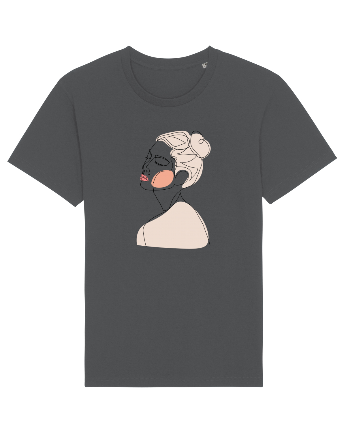 Tricou mânecă scurtă Unisex Rocker Anthracite