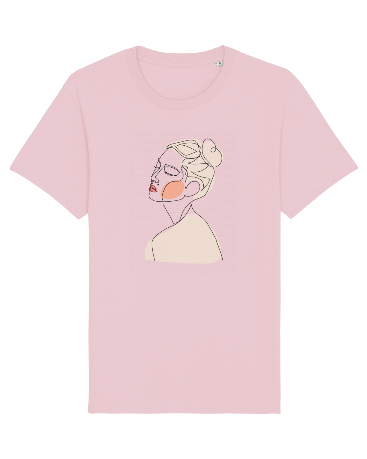 Tricou mânecă scurtă Unisex Rocker Cotton Pink