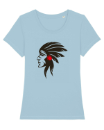 Apache Tricou mânecă scurtă guler larg fitted Damă Expresser