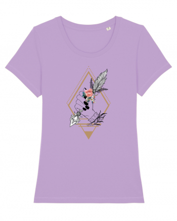 Pene Floral în Geometric Lavender Dawn