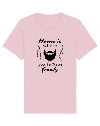 Home is Where Your Farts Run Freely Cotton Pink