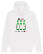 TO BEer OR NOT TO BEer Hanorac cu fermoar Unisex Connector