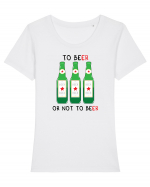 TO BEer OR NOT TO BEer Tricou mânecă scurtă guler larg fitted Damă Expresser