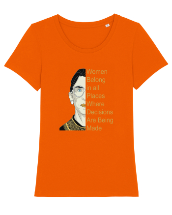 Women Power Bright Orange