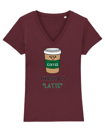 Thanks a LATTE Burgundy