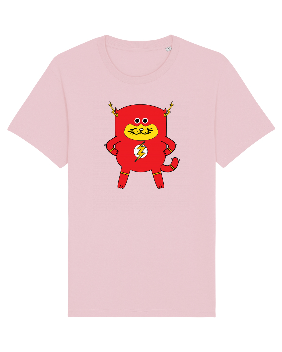 Tricou mânecă scurtă Unisex Rocker Cotton Pink