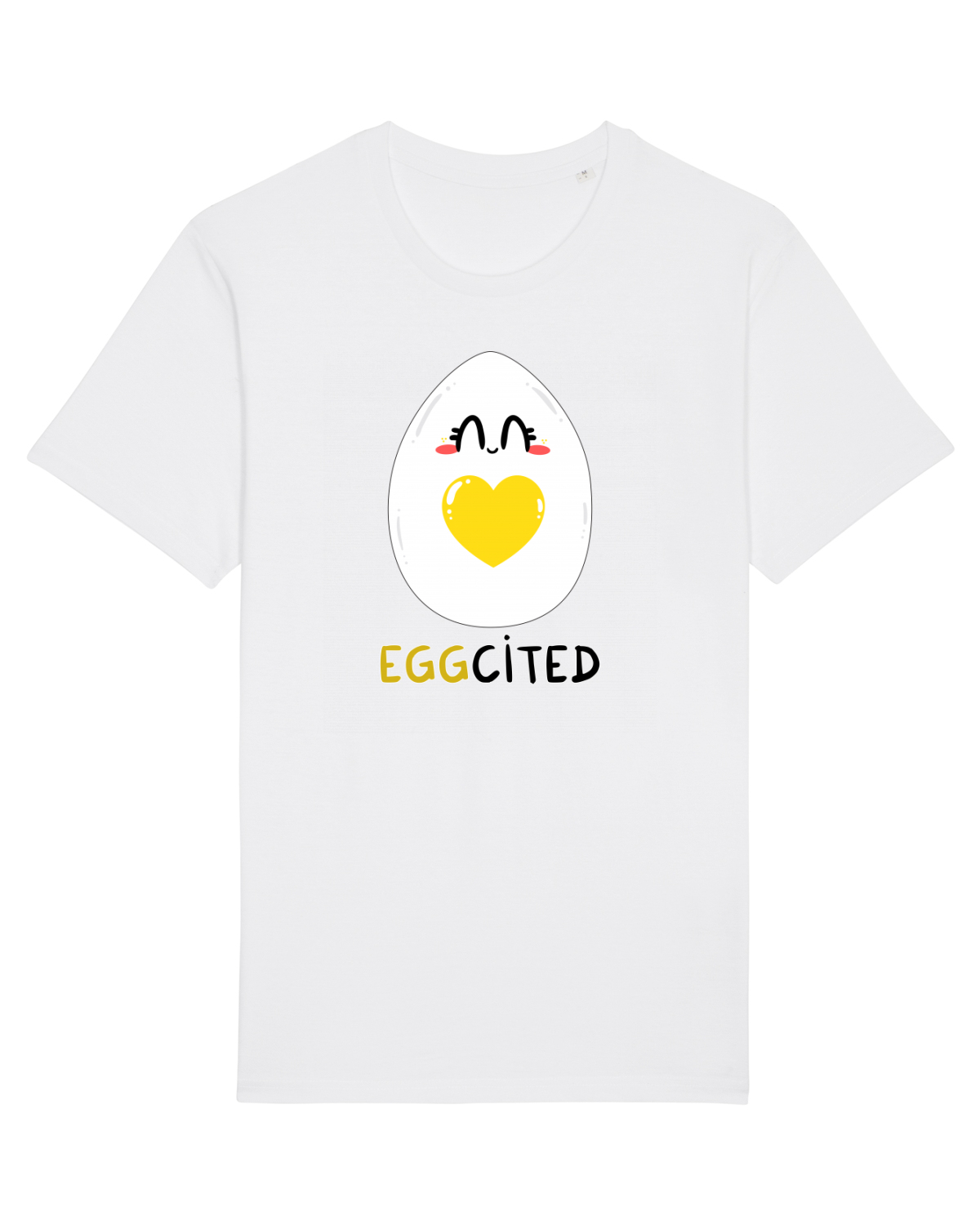 Tricou mânecă scurtă Unisex Rocker White