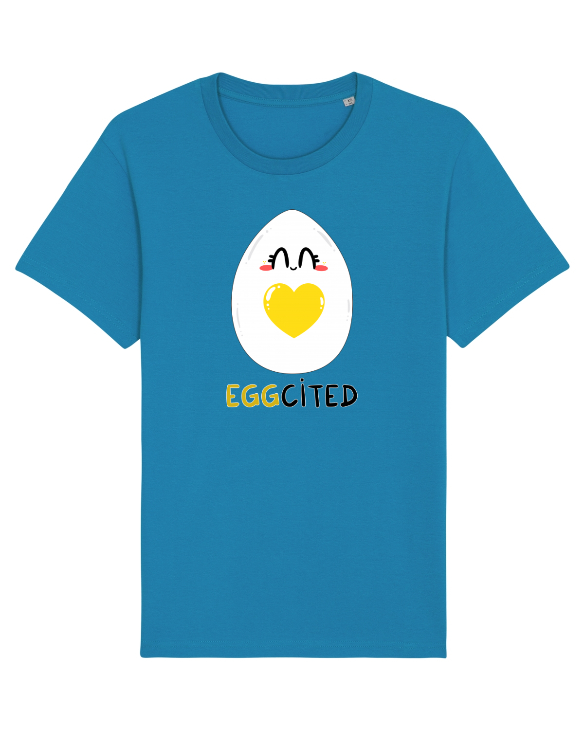 Tricou mânecă scurtă Unisex Rocker Azur