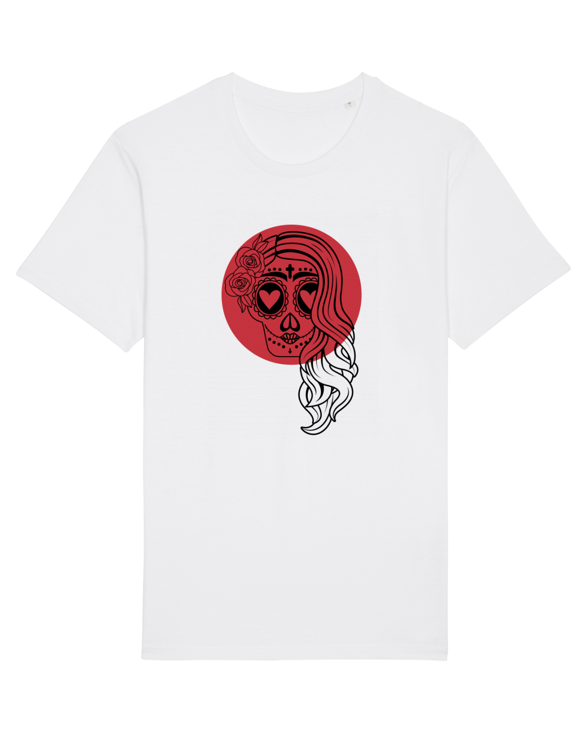 Tricou mânecă scurtă Unisex Rocker White