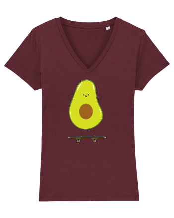 Avocado Skater Burgundy