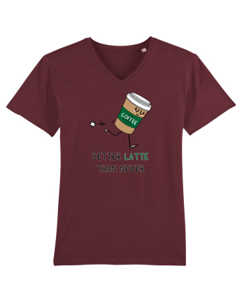 Better LATTE than Never Burgundy
