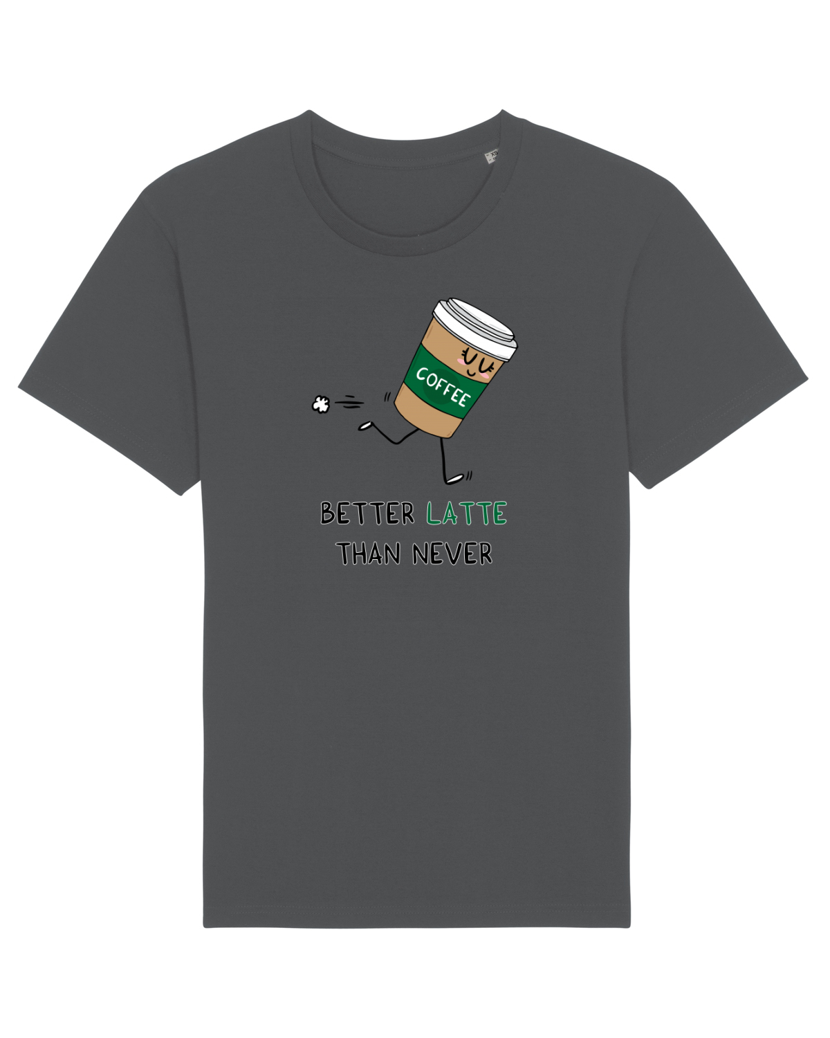 Tricou mânecă scurtă Unisex Rocker Anthracite