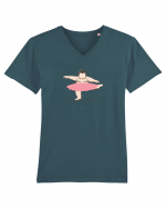 Sumo Ballerina Tricou mânecă scurtă guler V Bărbat Presenter