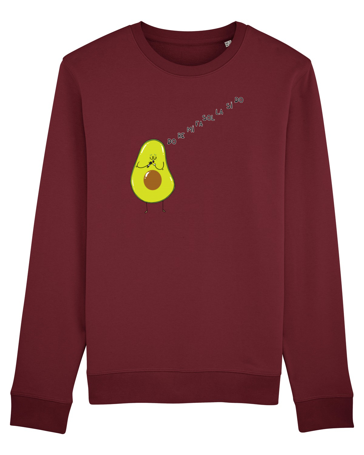 Bluză mânecă lungă Unisex Rise Burgundy