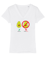 AvocaDO & AvocaDON'T Tricou mânecă scurtă guler V Damă Evoker