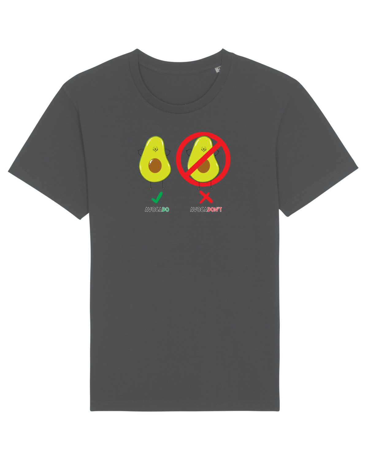 Tricou mânecă scurtă Unisex Rocker Anthracite