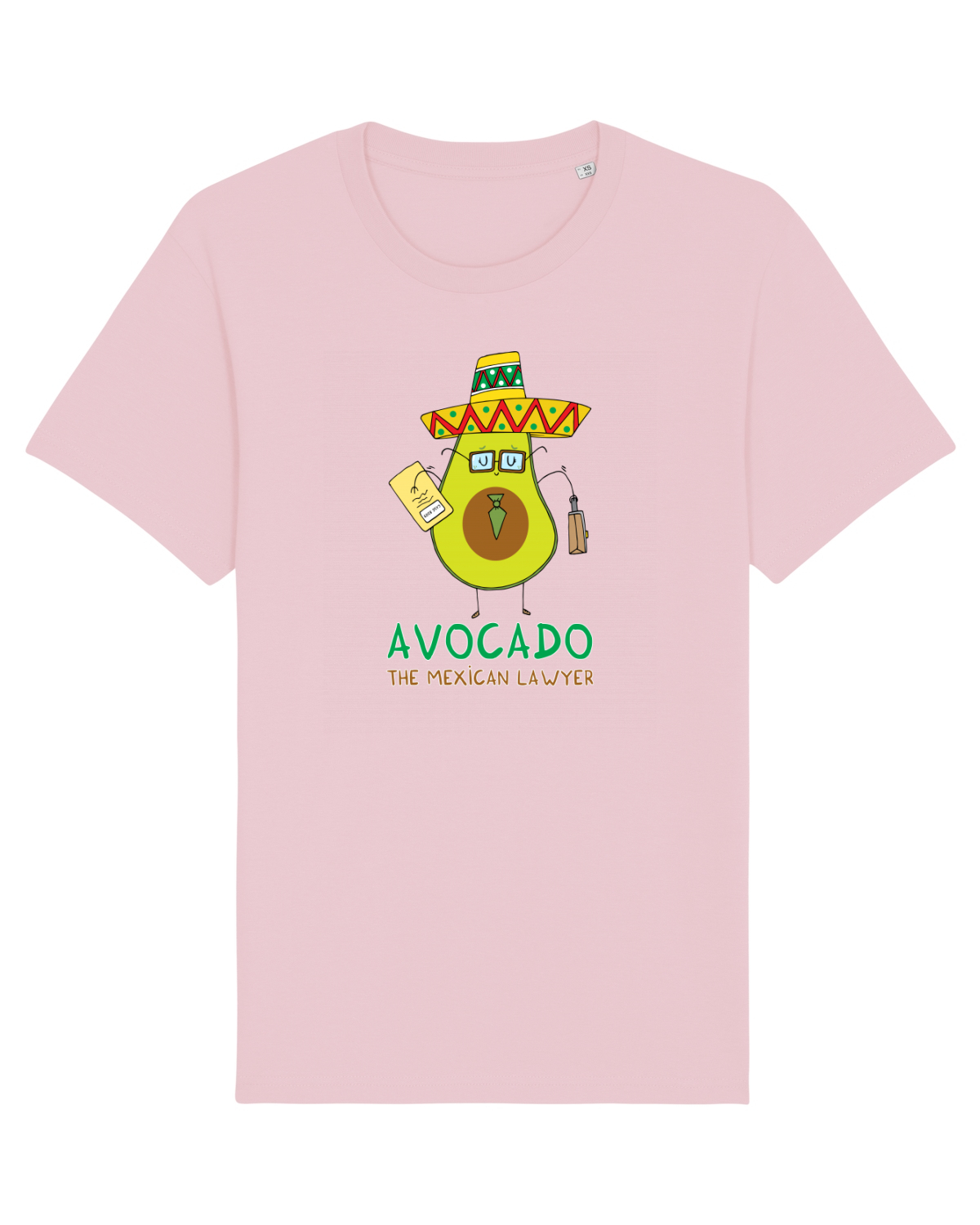 Tricou mânecă scurtă Unisex Rocker Cotton Pink