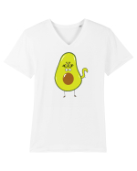 CATvocado Tricou mânecă scurtă guler V Bărbat Presenter