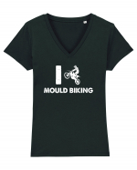 Mould Biking Tricou mânecă scurtă guler V Damă Evoker