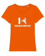 Mould Biking Tricou mânecă scurtă guler larg fitted Damă Expresser
