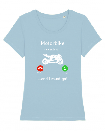 Motorbike Is Calling Sky Blue