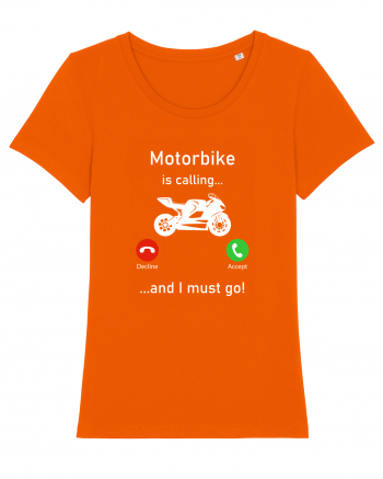 Motorbike Is Calling Bright Orange