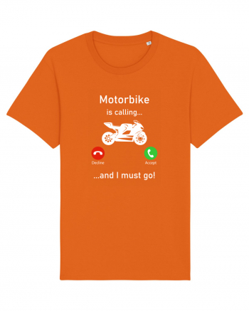 Motorbike Is Calling Bright Orange