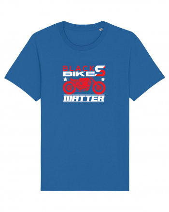 Black Bikes Matter Royal Blue