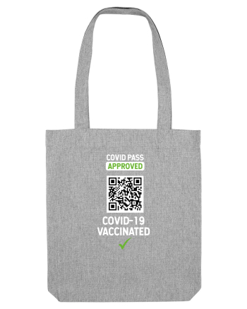 Covid Pass (rick rolled) Heather Grey