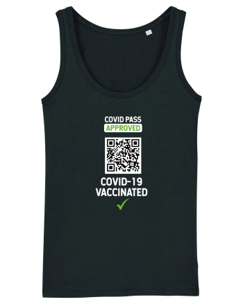 Covid Pass (rick rolled) Black