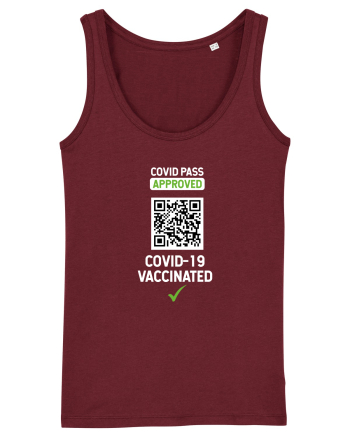 Covid Pass (rick rolled) Burgundy
