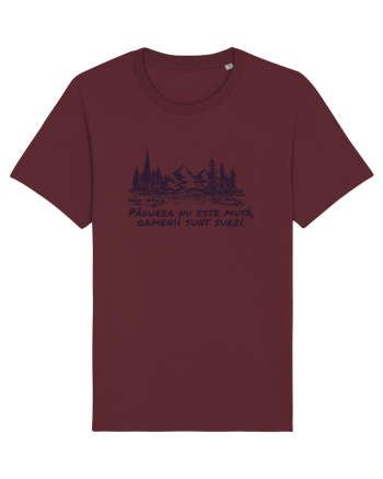 Padurea nu este muta Burgundy