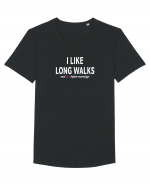 I Like Long Walks Tricou mânecă scurtă guler larg Bărbat Skater