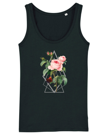 Trandafir Geometric Black